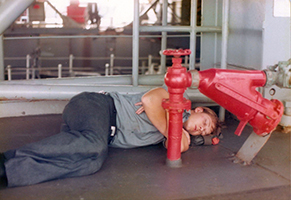 At Sea Replenishment - hard day !